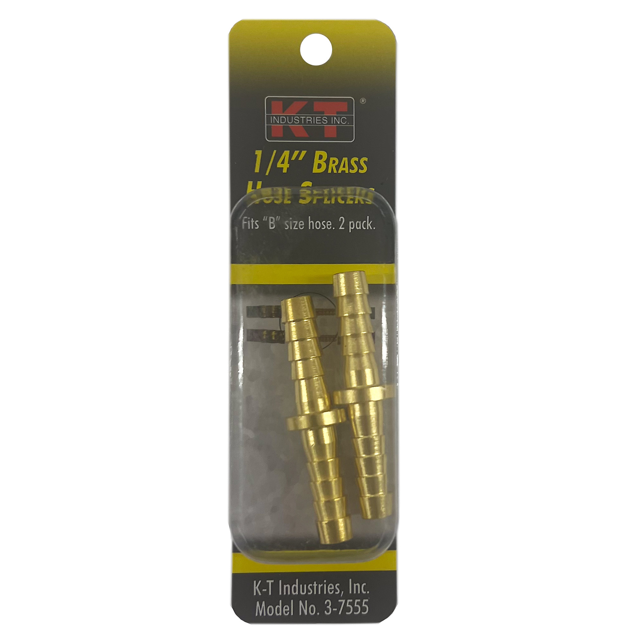 K-T Industries Hose Splicer — 1/4in., 2 Pcs, Model# 3-7555